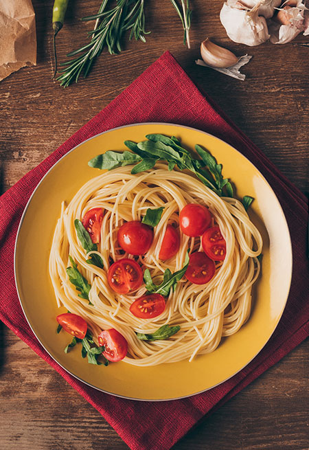Arugula Spaghetti 