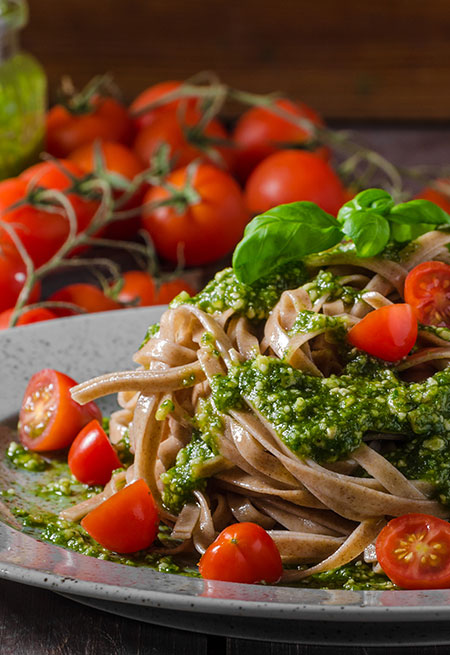 Garlic Parmesan Kale Pasta 