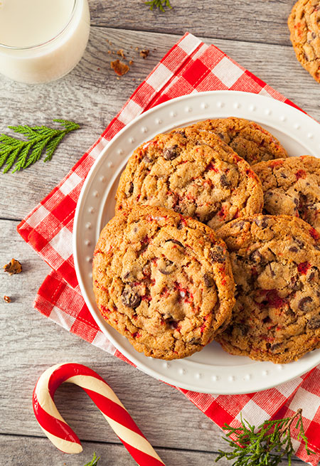 Double Chocolate Peppermint Cookies