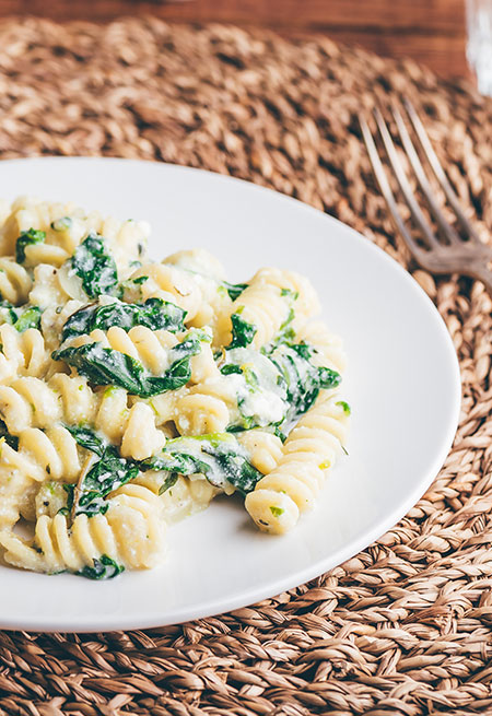 Lemon Fusilli With Arugula