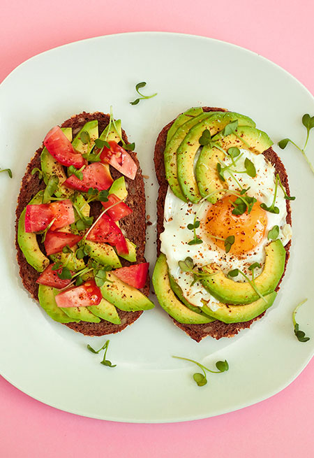 Sourdough Egg and Microgreen toast 